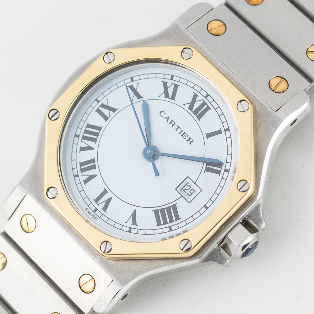 CARTIER LM SANTOS OCTAGON REF.2966 NEW OLD STOCK