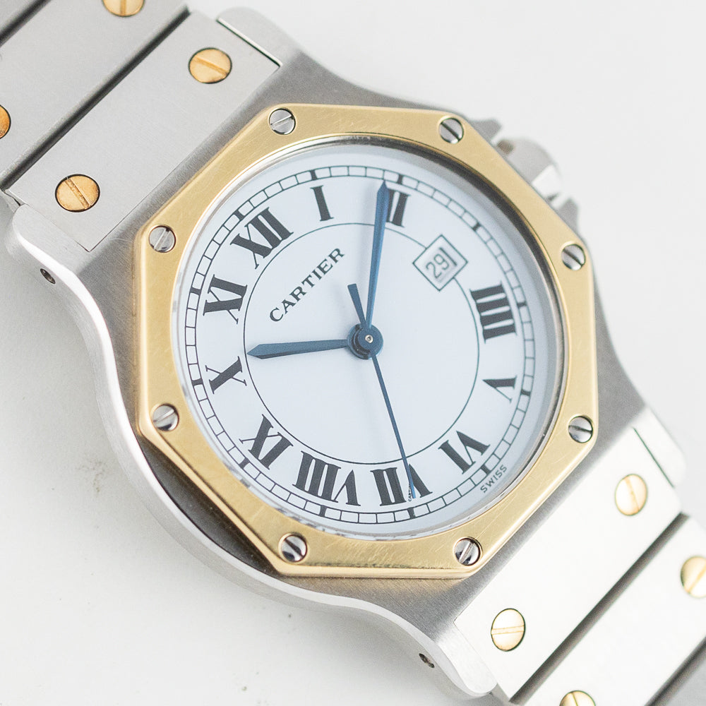 CARTIER LM SANTOS OCTAGON REF.2966 NEW OLD STOCK