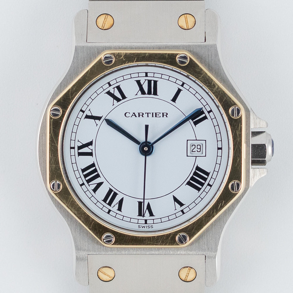 CARTIER LM SANTOS OCTAGON REF.2966 NEW OLD STOCK