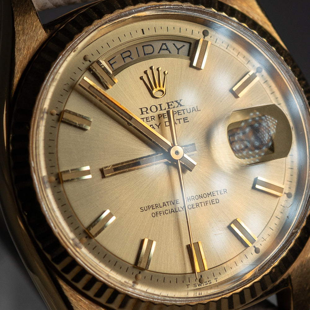 ROLEX DAY-DATE Ref.1803 Wide Boy – TIMEANAGRAM