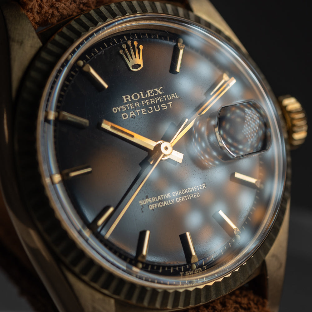ROLEX DATEJUST Ref.1601 18K Yellow Gold