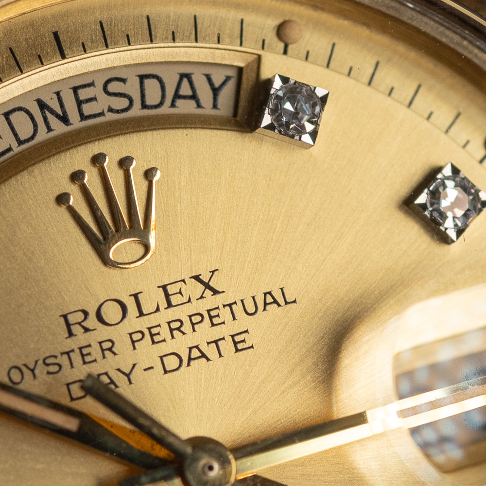 ROLEX DAY-DATE Ref.1803G 10 Point Diamond