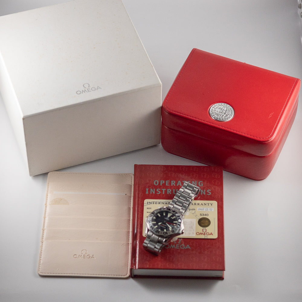 OMEGA SEAMASTER 300 M GMT REF.168.1618/2536.50 Gerry Lopes with Box