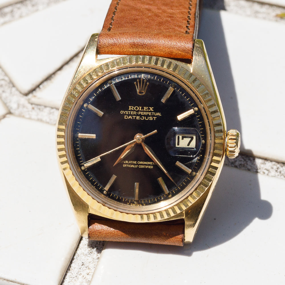 ROLEX DATEJUST Ref.1601 18K Yellow Gold – TIMEANAGRAM