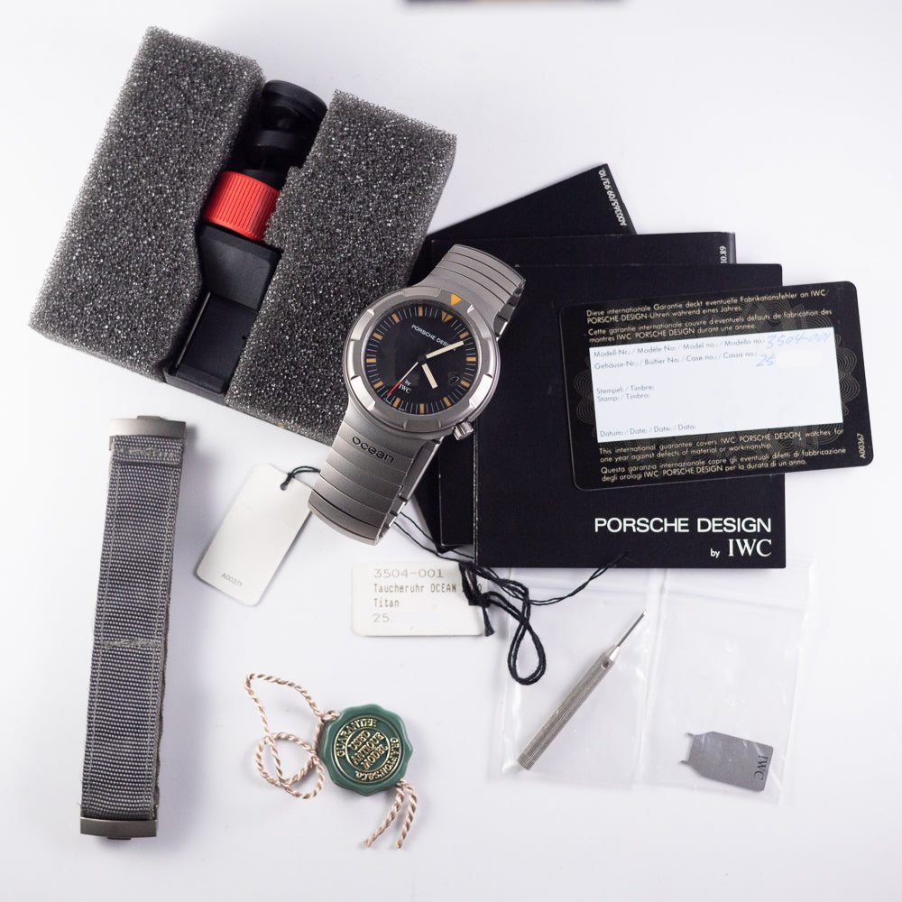 Porsche Design By IWC OCEAN 2000 Ref.3504 complete set – TIMEANAGRAM