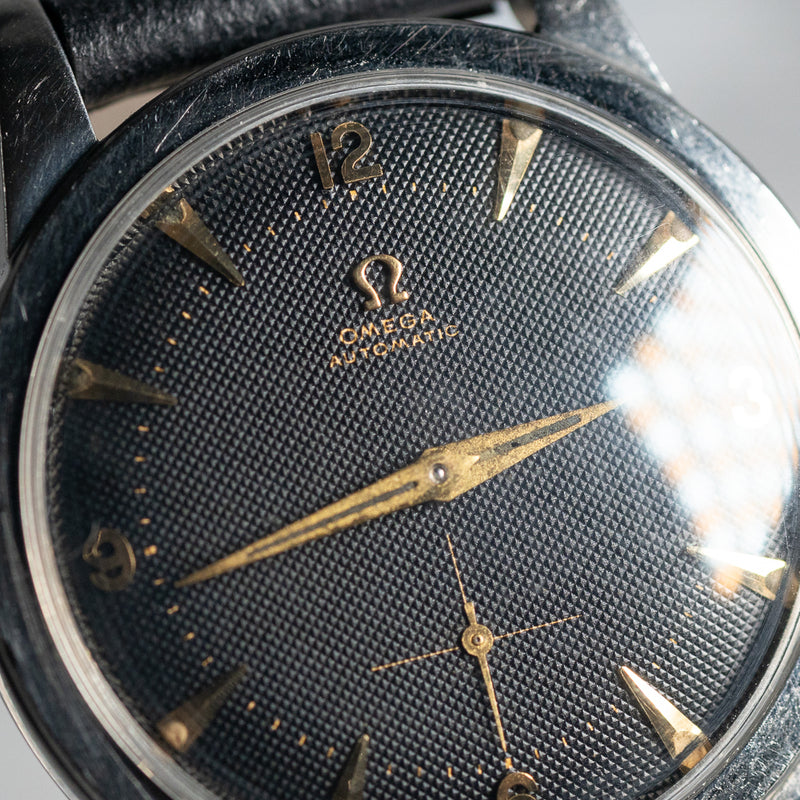 OMEGA Ref.2493-7 Jumbo Seamaster Black Guilloche Bumper