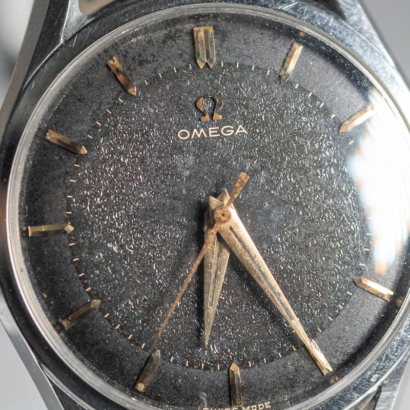 OMEGA Ref.2892-1SC Black Gilt Pie Pan Dial