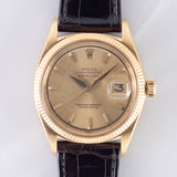ROLEX DATEJUST Ultra rare Minute Line with a mirror finish Ref.1601 w.Chronometer Certificate