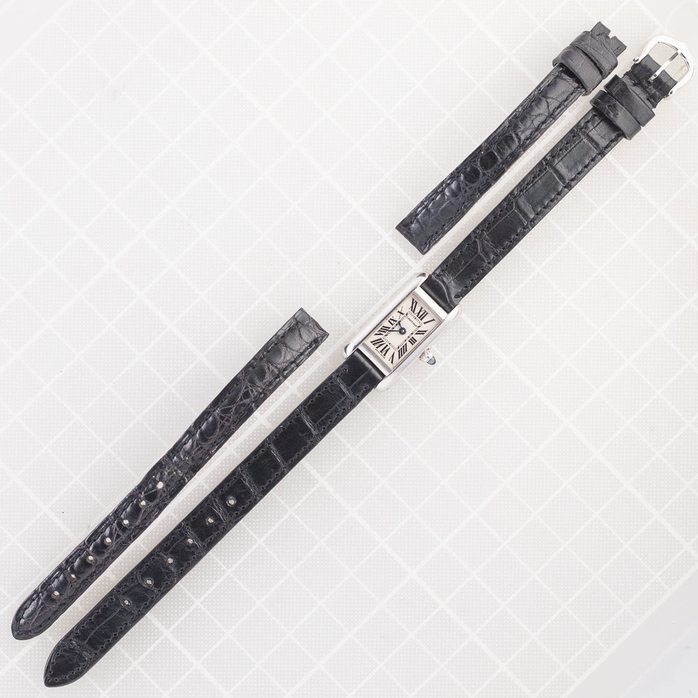 CARTIER SM TANK ALLONGEE 18K WHITE GOLD Ref.2525