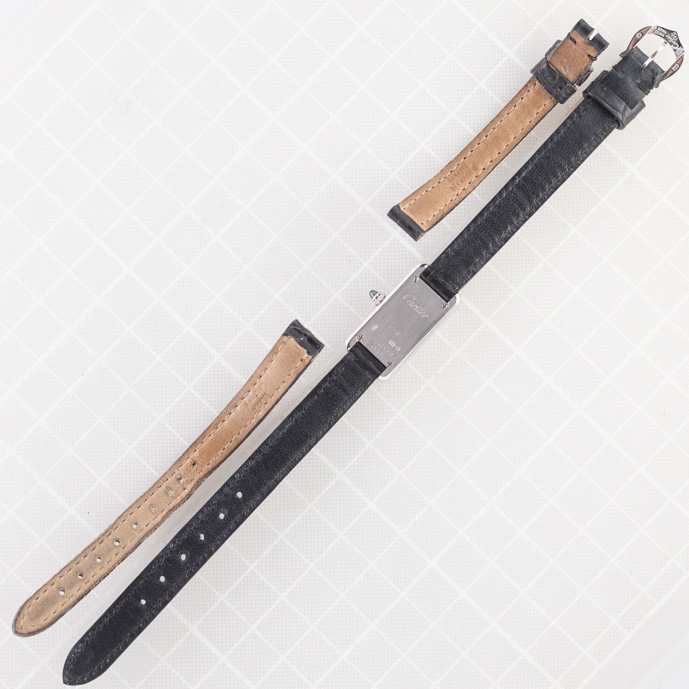CARTIER SM TANK ALLONGEE 18K WHITE GOLD Ref.2525