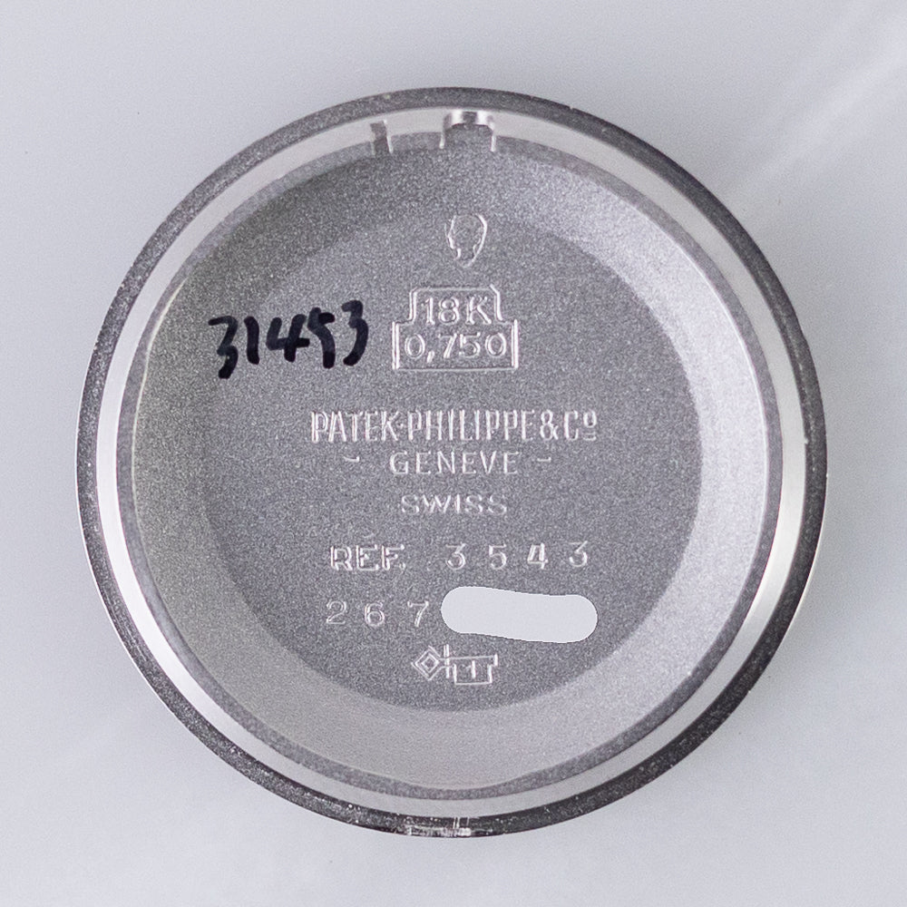 PATEK PHILIPPE Ref.3543 W.Box and Extract from the Archives