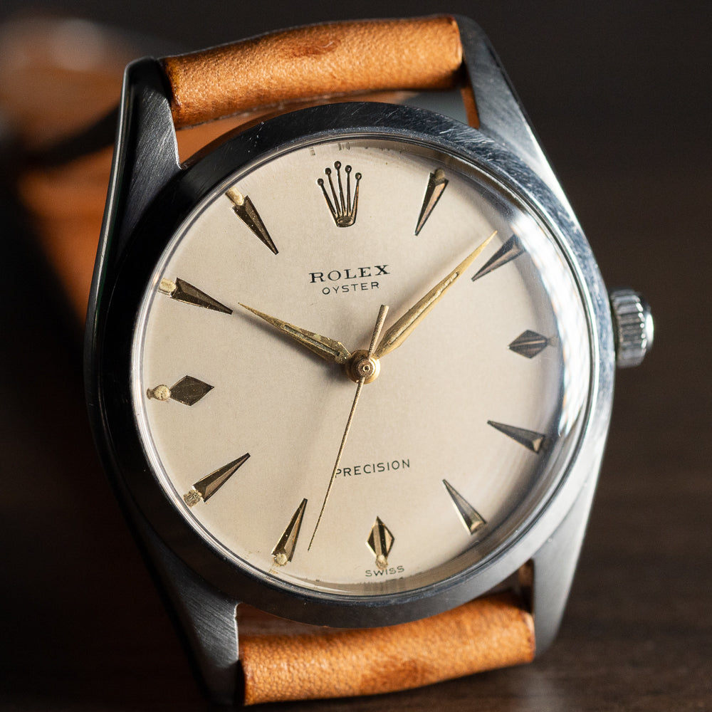 ROLEX BIG OYSTER Ref.6424 Debossed Long Coronet