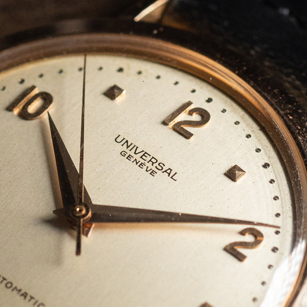 UNIVERSAL GENEVE Jumbo Ref.10208 18K Rose Gold – TIMEANAGRAM