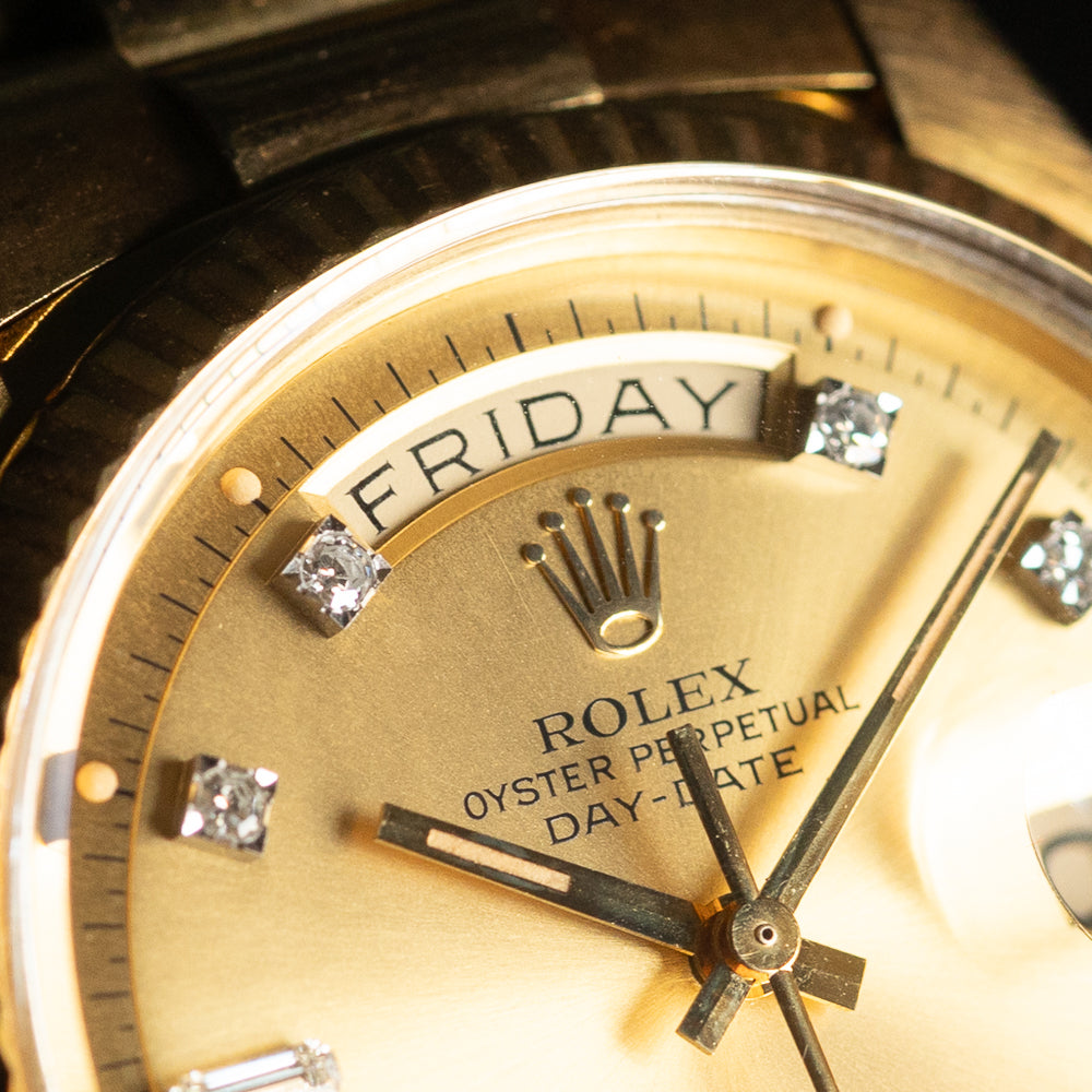 ROLEX DAY-DATE Ref.1803G 10 Point Diamond