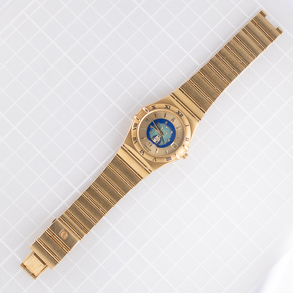 OMEGA Constellation Manhattan “Observatory” Cloisonné Enamel Dial Limited & Numbered Edition of 50 Pieces w.Fullset