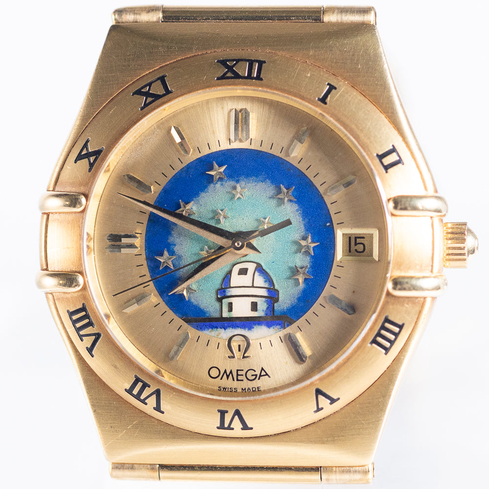 OMEGA Constellation Manhattan “Observatory” Cloisonné Enamel Dial Limited & Numbered Edition of 50 Pieces w.Fullset