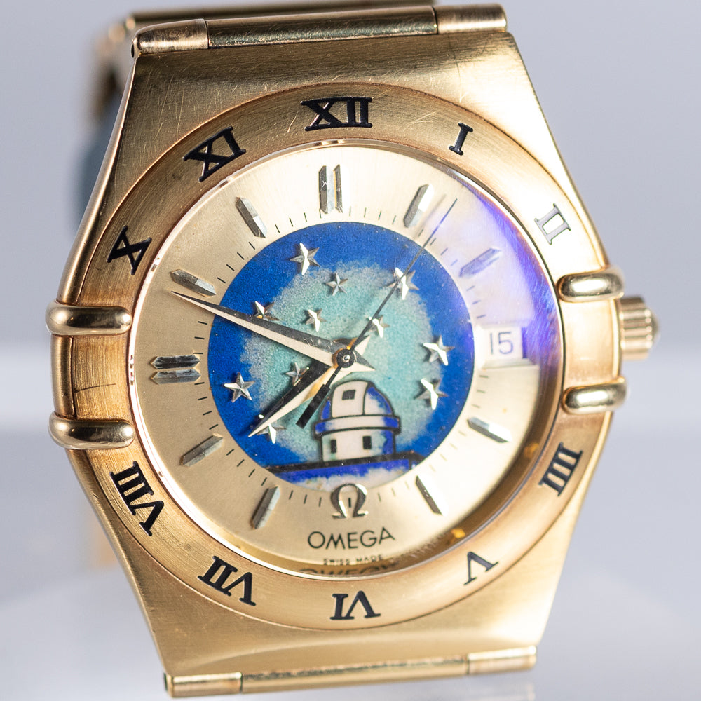 OMEGA Constellation Manhattan “Observatory” Cloisonné Enamel Dial Limited & Numbered Edition of 50 Pieces w.Fullset