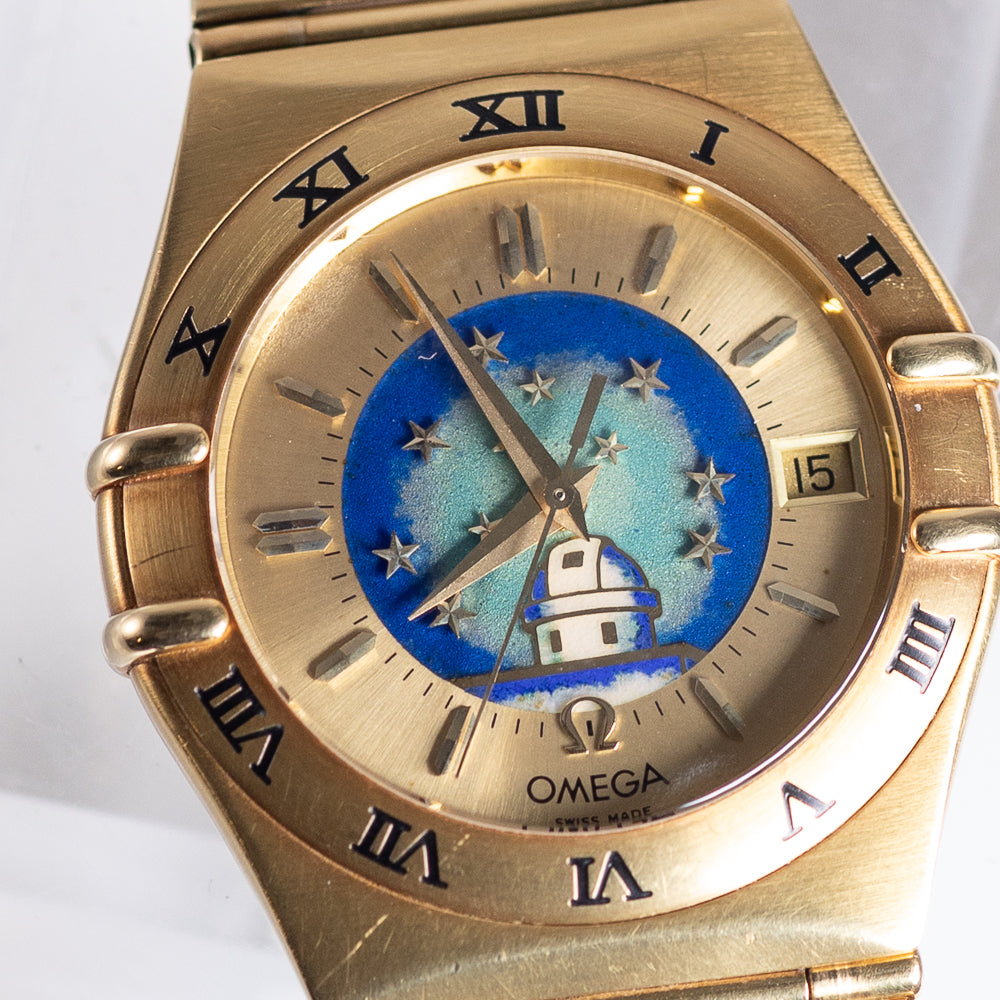 OMEGA Constellation Manhattan “Observatory” Cloisonné Enamel Dial Limited & Numbered Edition of 50 Pieces w.Fullset