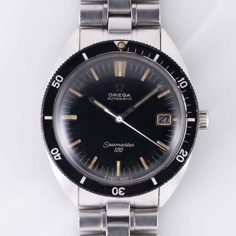 OMEGA Seamaster120 Ref.166.00027 Black Gilt Dial – TIMEANAGRAM