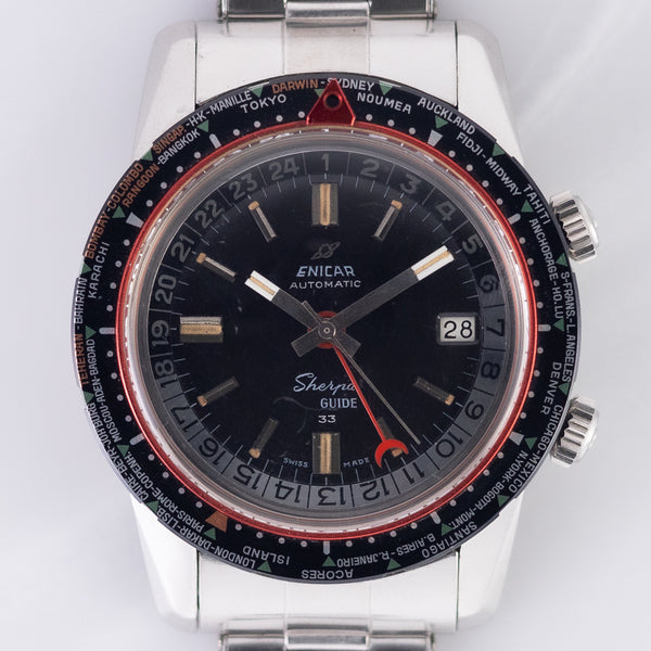 ENICAR Sherpa GUIDE 33 MK2 Ref.126/001 7-63 world time