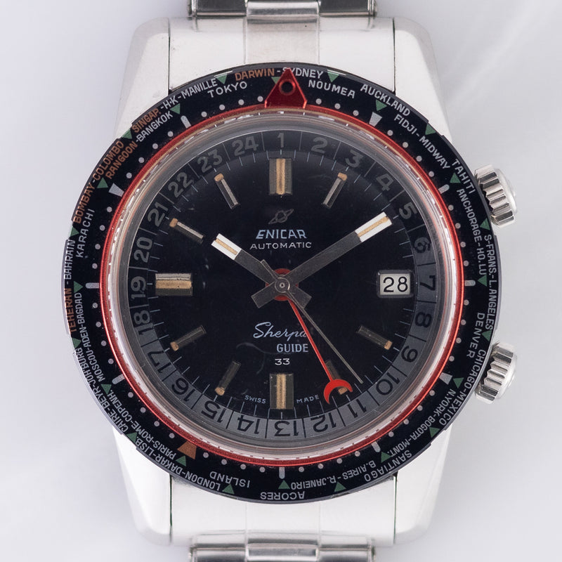 ENICAR Sherpa GUIDE 33 MK2 Ref.126/001 7-63 world time