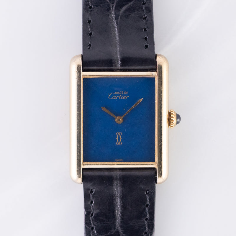 CARTIER LM MUST DE TANK LAPIS LAZURI - Like