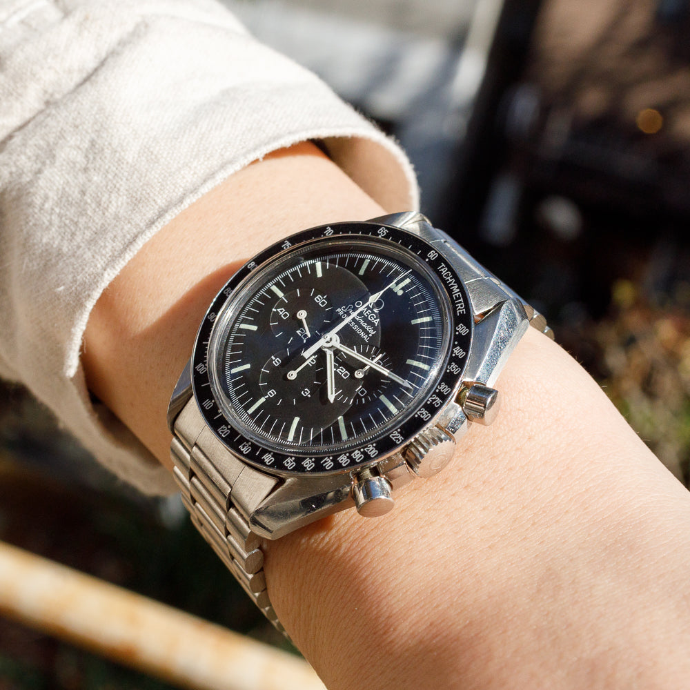 OMEGA SPEEDMASTER Ref.145.022 Long S and R with Box – TIMEANAGRAM