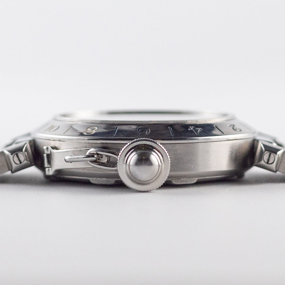 CARTIER LM PASHA GMT Ref.2377 with BOX