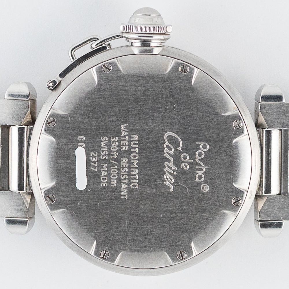 CARTIER LM PASHA GMT Ref.2377 with BOX