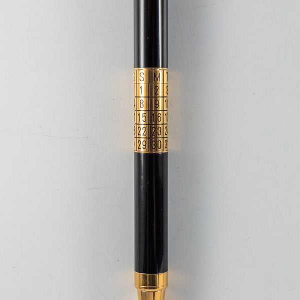 CARTIER BALLPOINT PEN WITH WATCH AND CALENDAR – TIMEANAGRAM