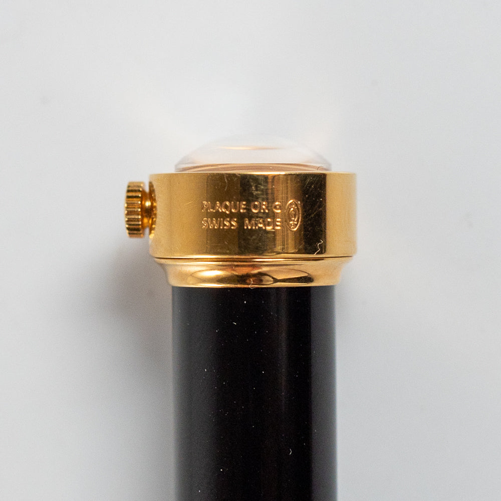 CARTIER  BALLPOINT PEN WITH WATCH AND CALENDAR