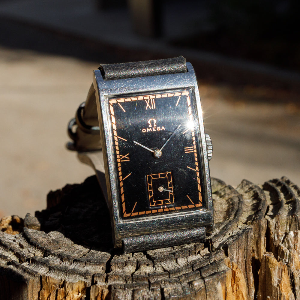 OMEGA T17 Black Gilt dial