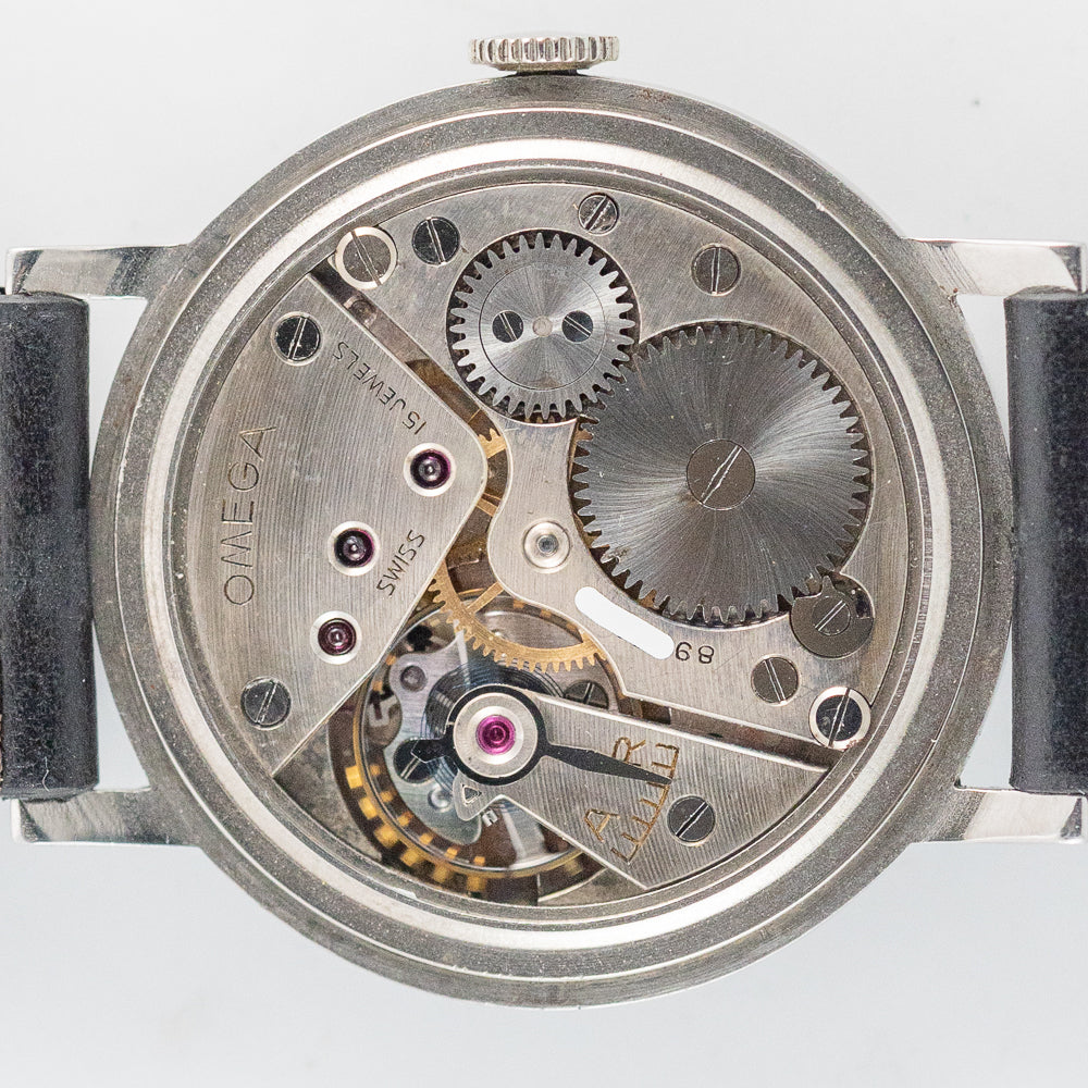 OMEGA Oversize 38mm Black Gilt Dial Cal.30 – TIMEANAGRAM