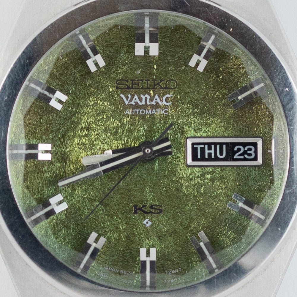 KING SEIKO VANAC REF.5626-7250 Green Grass Textured Dial – TIMEANAGRAM