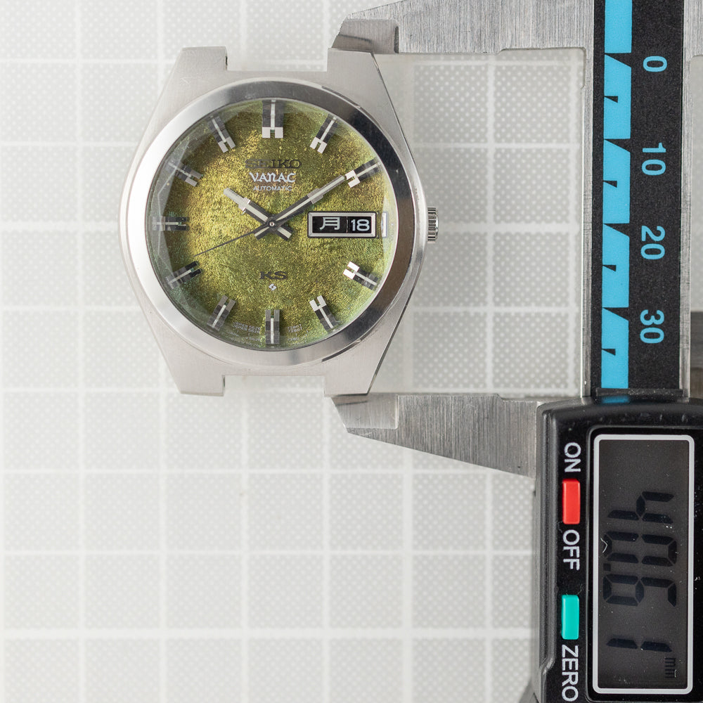 KING SEIKO VANAC REF.5626-7250 Green Grass Textured Dial