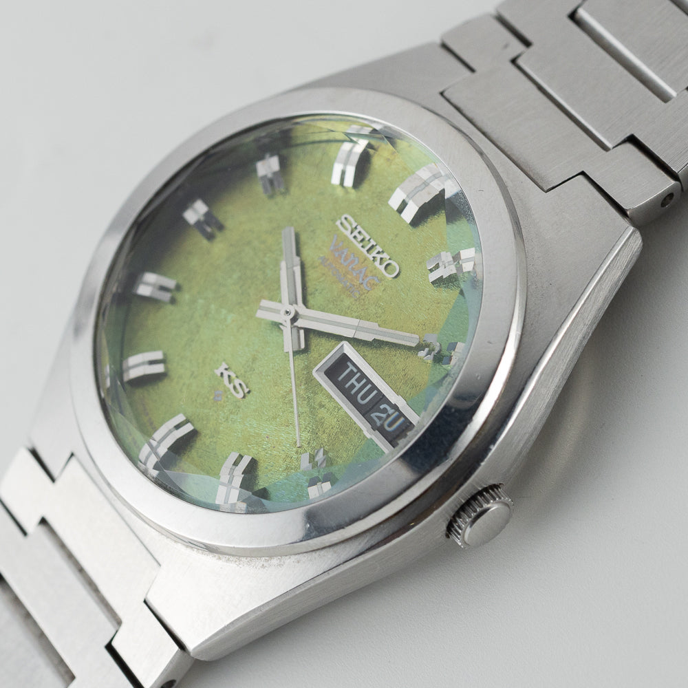 KING SEIKO VANAC REF.5626-7250 Green Grass Textured Dial – TIMEANAGRAM