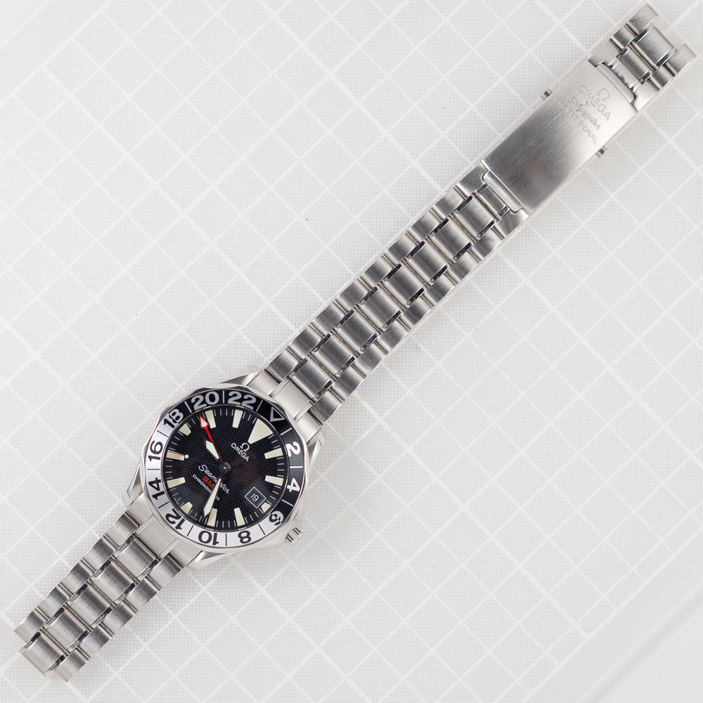 OMEGA SEAMASTER 300 M GMT REF.168.1618/2536.50 Gerry Lopes with Box