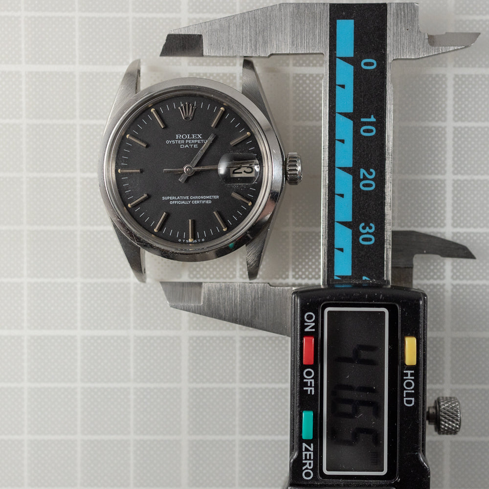 ROLEX OYSTER PERPETUAL DATE Ref.1500 Black Matte Dial