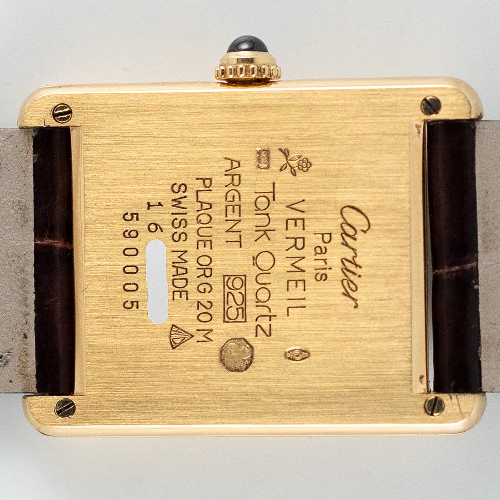 CARTIER LM MUST DE TANK REF.590005