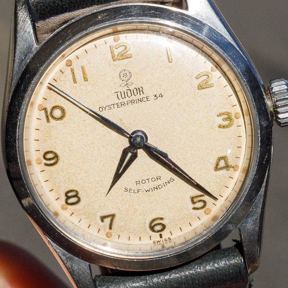 TUDOR OYSTER PRINCE 34 Ref.7950 Tuxedo Dial – TIMEANAGRAM