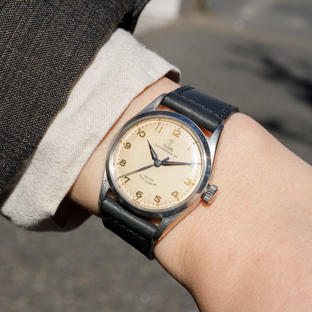 TUDOR OYSTER PRINCE 34 Ref.7950 Tuxedo Dial – TIMEANAGRAM