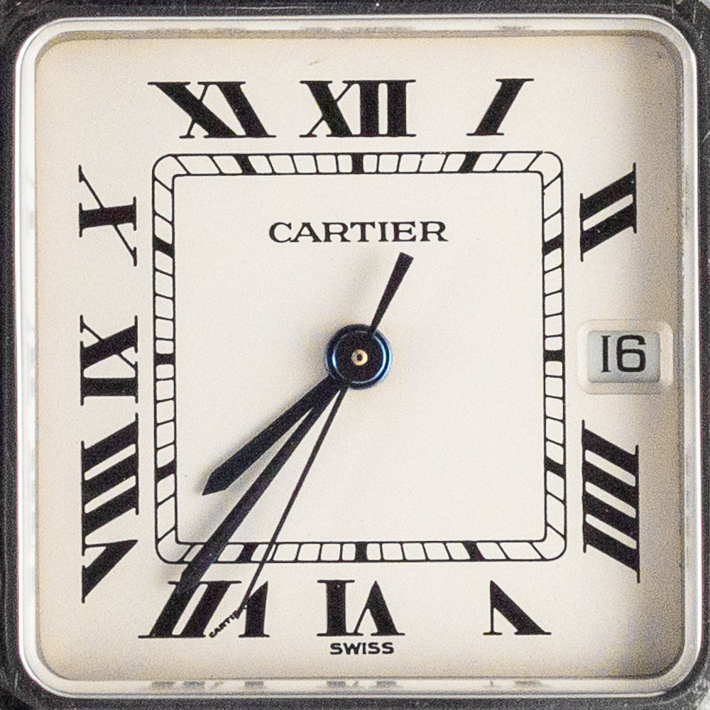 Cartier ジャガー デザイン プレート CARTIER LM PANTHERE Ref.1300 0 – TIMEANAGRAM