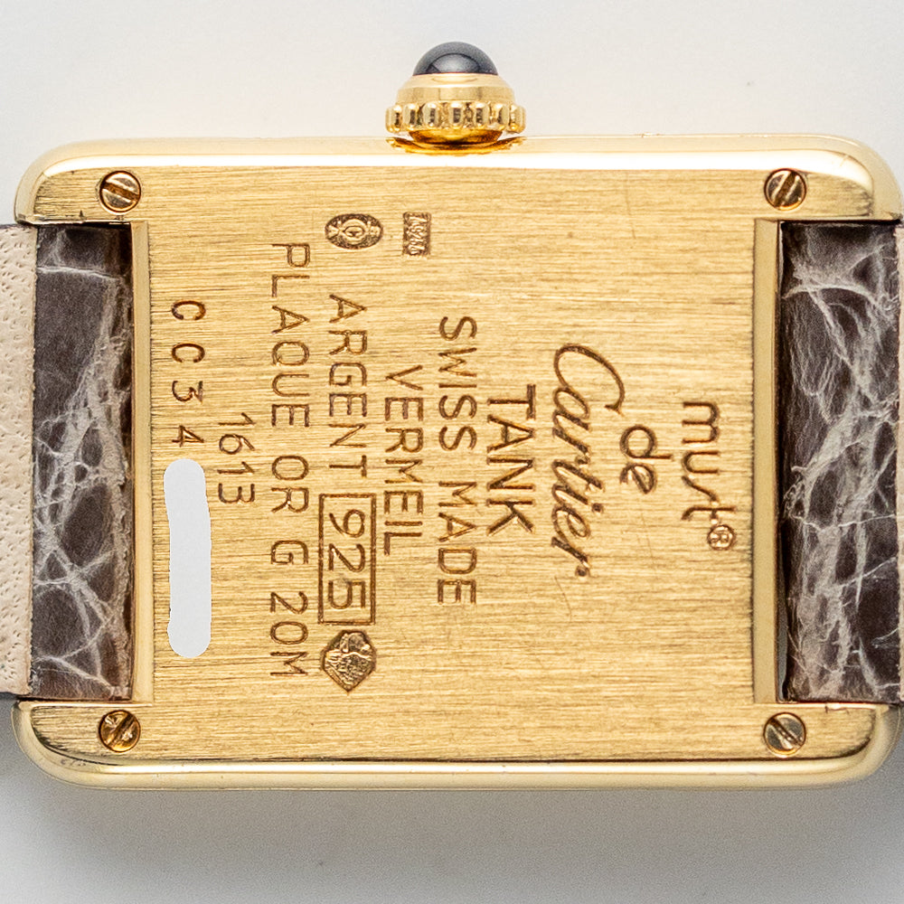 CARTIER SM MUST DE TANK REF.1613 OPARAN DIAL