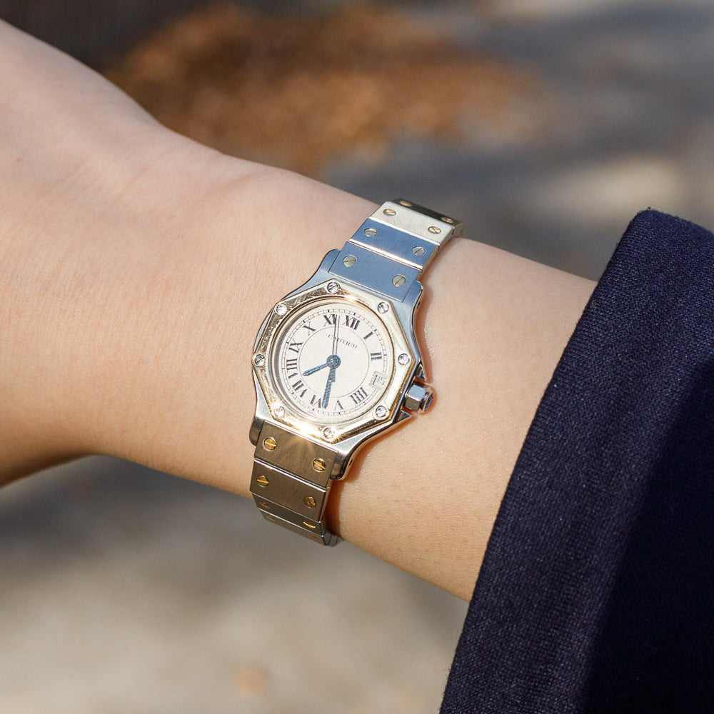 CARTIER SM SANTOS OCTAGON REF.187903 – TIMEANAGRAM