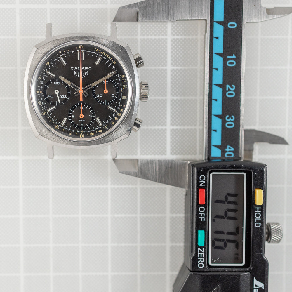 HEUER CAMARO Ref.7220 fluorescent paint Tachymeter