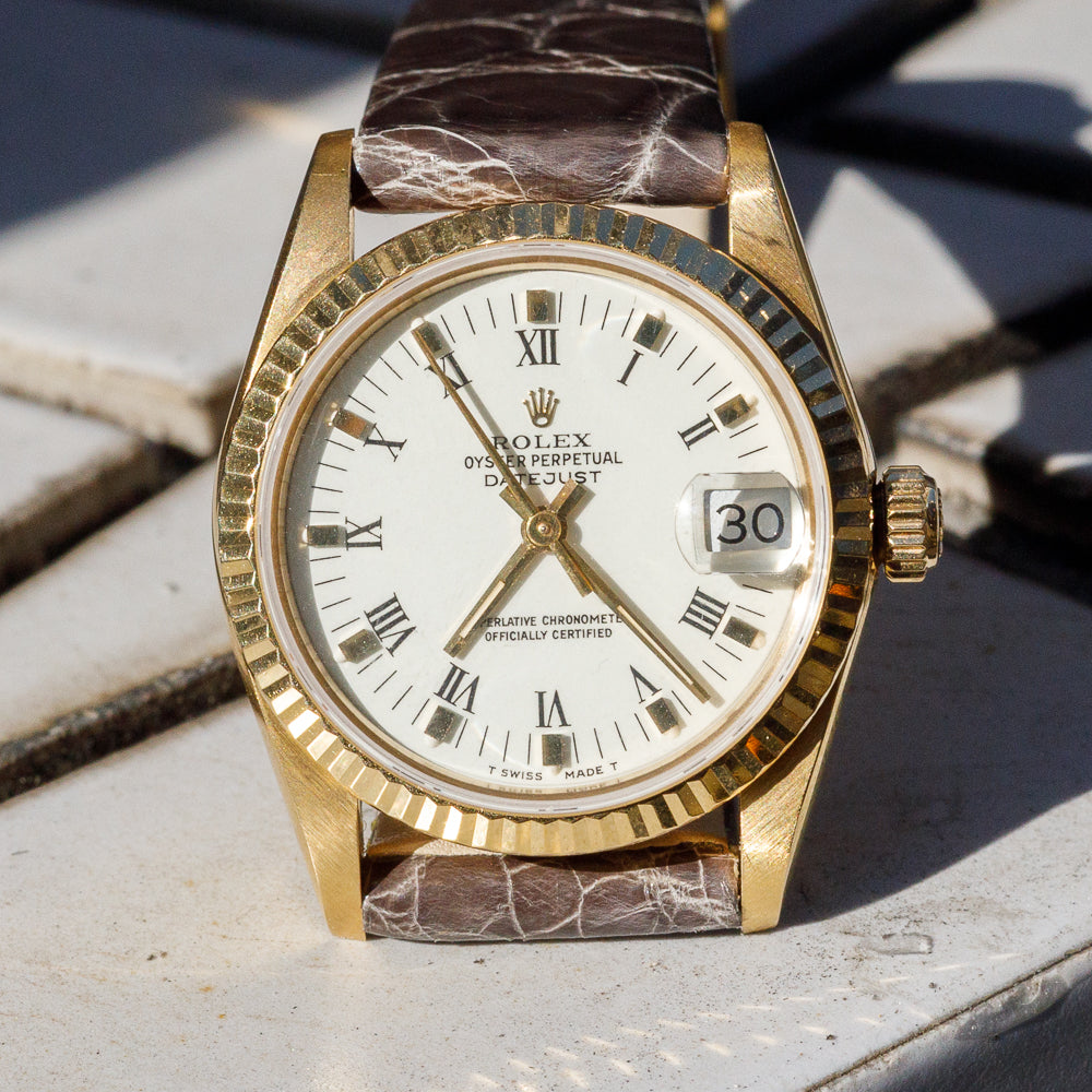 ROLEX DATEJUST Ref.68278 18KYG