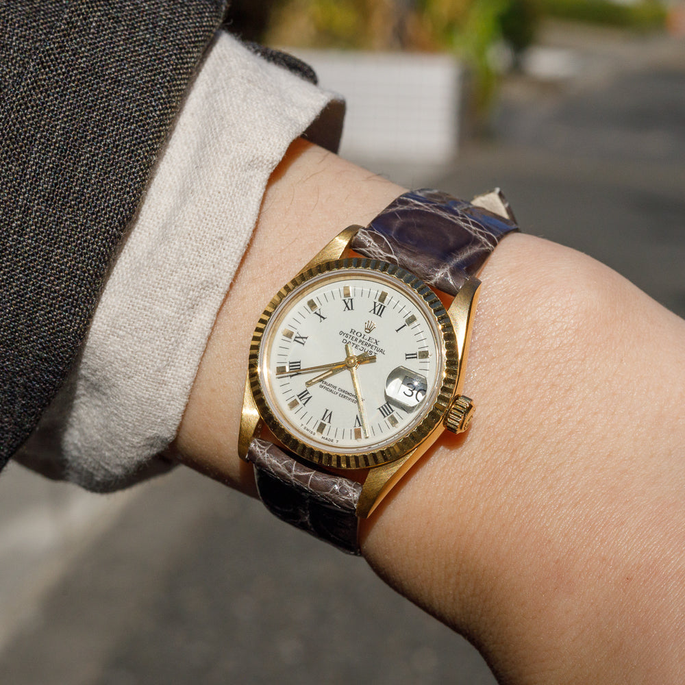 ROLEX DATEJUST Ref.68278 18KYG