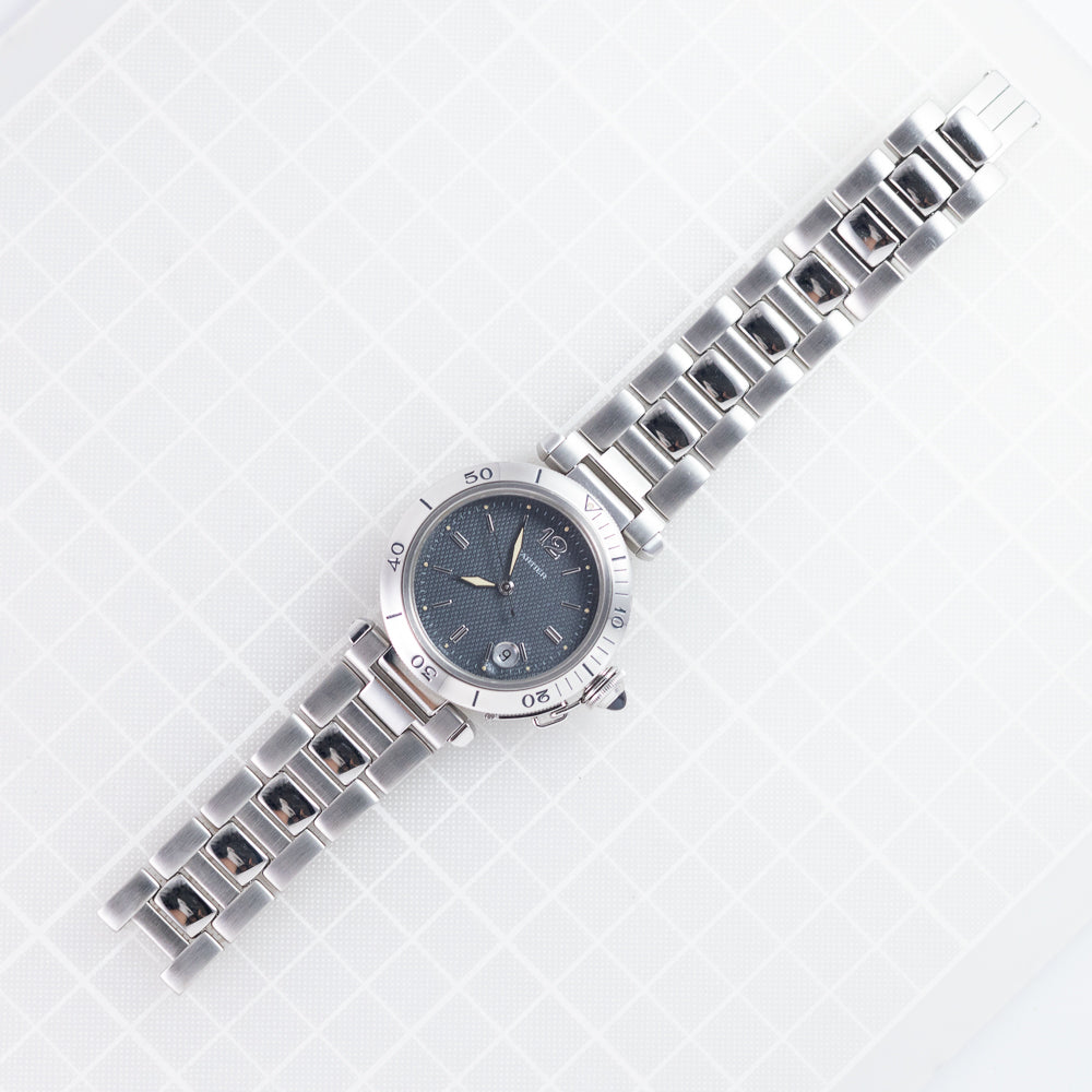 CARTIER LM PASHA REF.1040 w.BOX and Paper