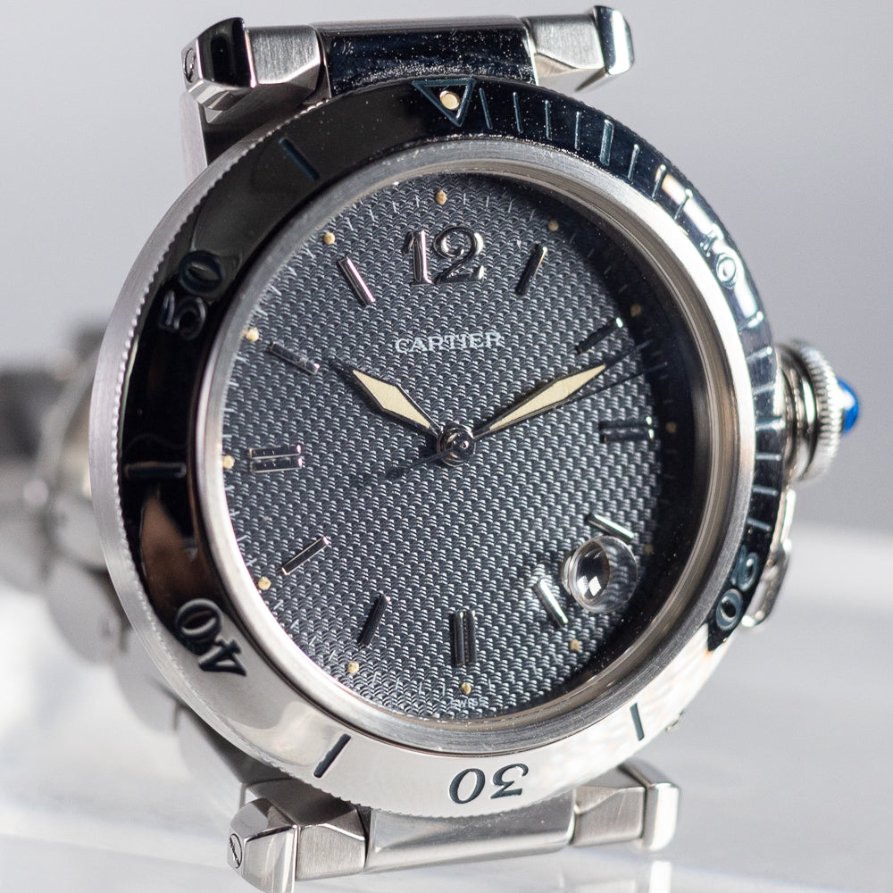 CARTIER LM PASHA REF.1040 w.BOX and Paper