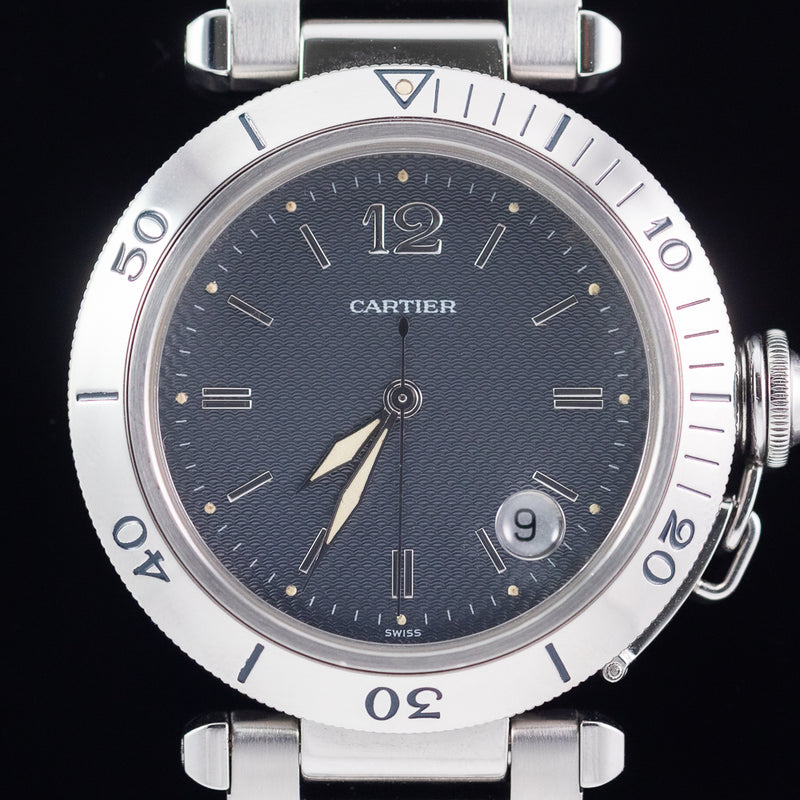 CARTIER LM PASHA REF.1040 w.BOX and Paper